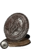 iron round shield icon