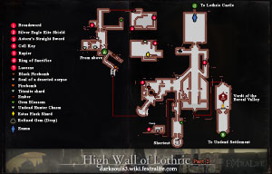 High Wall of Lothric Map 2